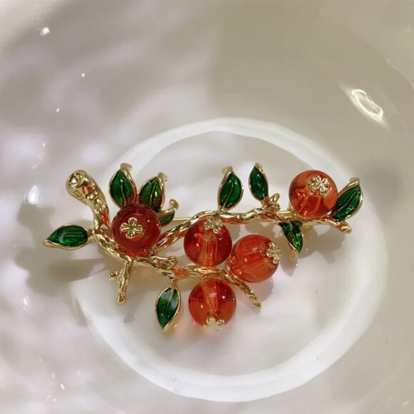 ๐50% OFF/3+...Persimmons Brooch - Picture 3 of 9